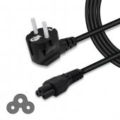 Laptop 3lü Adaptör Kablosu - Yonca Power Kablosu 1.5 Metre - 2