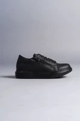 Bağcıklı ve Fermuarlı Cilt Erkek Günlük Sneaker Ayakkabı - 4