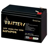 IBATTERY LIFEPO4 12V 12AH YENİ NESİL UPS AKÜSÜ - 1