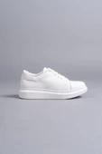 Bağcıklı Cilt Erkek Günlük Sneaker Ayakkabı - 4