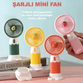 Blueseed BS-5001 Şarjlı Taşınabilir Fan Mini Vantilatör - 12