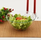 Paşabahçe iconic cam kase - çok amaçlı sunum salata servis karıştırma kasesi - 1