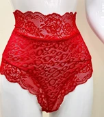 ASM1308 Kadın Back Raund Kırmızı Dantel Külot - 4