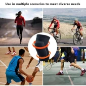 Siyah Dizlik Darbe Emici Sünger Voleybol Dizliği Tenis Bisiklet Dizliği - 4