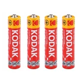 Kodak KAAHZ-S4 Super Heavy Duty Çinko Karbon AAA İnce Kalem Pil / Pakette 60 Adet - 1