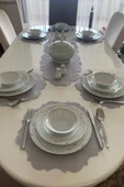 Setekshome Modern Kesim Amerikan Servis ve Runner 8 Adet - 1