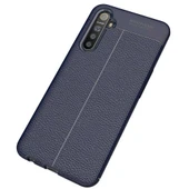 Realme XT Deri Görünümlü Firo Silikon Kılıf thumbnail 4