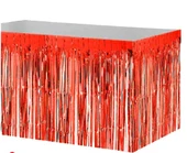 SİYAH MASA ÖRTÜSÜ, KIRMIZI MASA ETEĞİ thumbnail 3