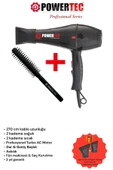 TR-701 Profesyonel Fön Makinesi + Profesyonel Berber Fön Fırçası - 1