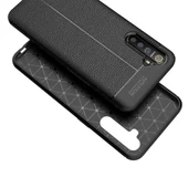 Realme XT Deri Görünümlü Firo Silikon Kılıf thumbnail 7