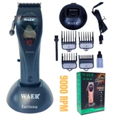 WA-088 9000 RPM Profesyonel Saç Kesme Makinesi | 2600mAh Batarya | 4 Taraklı | Şarj Standlı - 1