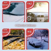Coofbe Manyetik Oxford Kumaş Araç Ön Cam Koruyucu Branda Araç Ön Cam Güneşlik Araç Kar Don Brandası - 5