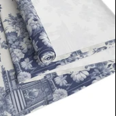 Chinoiserie Mavi Desen Ranır - Runner - 4