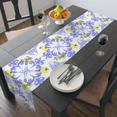 Limon Mavi Zeminli Ranır - Runner - 2