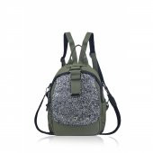 MADAME / KATRİANE YEŞİL TAŞLI SIRT ÇANTASI - 1
