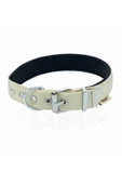 KUZGUN TİCARET Softlu Köpek Boyun Tasması 3 cm 42 cm-50 cm Haki - 1