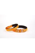 KUZGUN TİCARET Softlu Dokuma Köpek Tasması 2,5 cm x 50 cm Turuncu - 1