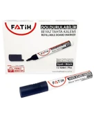 Fatih Doldurulabilir Beyaz Tahta Kalemi Siyah 12 Adet 34355 - 1