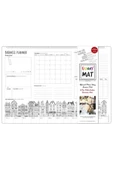 KUZGUN ONLİNE SHOP Funny Mat - Çalışma Masam (Business Planer - Büyük Boy) - 68x48cm - 1