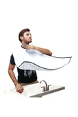 KUZGUN ONLİNE SHOP Pratik Sakal Kesme Örtüsü - Beyaz - 1