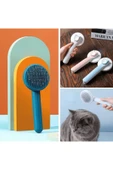 KUZGUN ONLİNE SHOP Basmalı Kedi Köpek Tüy Toparlayıcı Masaj Etkili Pet Fırçası ( Lisinya ) - 1
