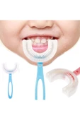 KUZGUN ONLİNE SHOP Silikon Çocuk Diş Fırçası Tartar Temizleyici (2-12 Yaş) - Mavi - 1