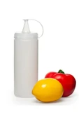 KUZGUN ONLİNE SHOP Şeffaf Sos Şişesi - 400 ML (3 Adet ) - 1