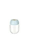 KUZGUN ONLİNE SHOP Vintage Dekoratif Desenli Cam Kavanoz 425ml - 14,3 oz - 1