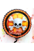 KUZGUN ONLİNE SHOP Halloween İskelet Kuru Kafa Folyo Balon 18 inç - 1