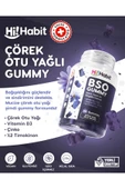 Hİ HABİT Çörek Otu Yağlı Gummy Soğuk Sıkım, D3 ve Çinko İçeren Vegan Gummies - 2