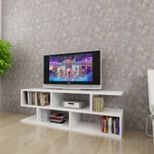 Kelebek Tv Sehpası Beyaz thumbnail 2