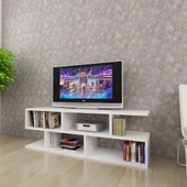 Kelebek Tv Sehpası Beyaz thumbnail 4