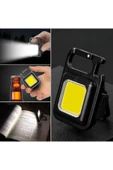 KUZGUN ONLİNE SHOP 3 Led Modlu Mini Asılabilen Led Kamp Aydınlatması Güçlü El Feneri Açacaklı -Mıknatıslı - 1