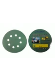 KUZGUN ONLİNE SHOP Nikon 52043 Kırılmaz Yeşil Cırt Zımpara 125X320 Kum 8 Delikli - 1
