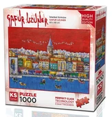 İstanbul Kırmızısı Puzzle 1000 Parça - 1