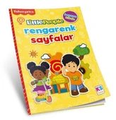 Little People Coloring Book Rengarenk Sayfalar Sarı - 1