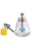 KUZGUN ONLİNE SHOP ŞEFFAF CAM ŞİŞE ALKOL TİNER YAĞ İÇİN OTOMATİK BASMALI DİSPENSER (4767) - Lisinya - 1