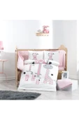 KUZGUN ONLİNE SHOP Buddy Pembe Poplin Bebek Nevresim Takımı - 1