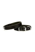 KUZGUN ONLİNE SHOP Dokuma Softlu Köpek Boyun Tasması 2 cm x 45 cm Siyah - 1