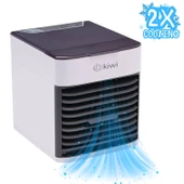 Kiwi KFAN-7613 3'ü 1 Arada Portatif Led Işıklı İyonizer Hava Soğutucu Nemlendirici ve Temizleyici - 3