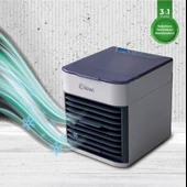 Kiwi KFAN-7613 3'ü 1 Arada Portatif Led Işıklı İyonizer Hava Soğutucu Nemlendirici ve Temizleyici - 1