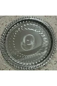 KUZGUN ONLİNE SHOP Çelik Sini Tepsi Yer Sofrası 47CM - 1