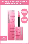 Maybelline New York Super Stay Vinyl Ink Parlak Ruj - Upbeat 155 - 1