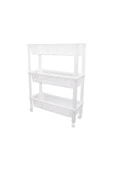 KUZGUN TİCARET 3 KATLI DÜZENLEYİCİ - RAF ÜNİTESİ TEKERLEKLİ 510X205X685MM (4767) - Lisinya - 1