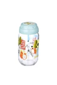 KUZGUN TİCARET Vintage Dekoratif Desenli Cam Kavanoz 1000 ml - 33,8 oz - Avokado - 1