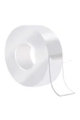 KUZGUN TİCARET Ultra Güçlü Çift Taraflı 2 Mt X 3 Cm Çift Taraflı Nano Bant ( Lisinya ) - 1