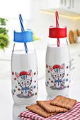 KUZGUN TİCARET Pipetli Su Ve Süt Şişesi Cam 250 ML - 1