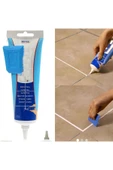 KUZGUN TİCARET 5 Adet Beyaz Derz Dolgusu - Lavabo Küvet Fayans Derzi kalemi 380gr Spatula Hediyeli - 1