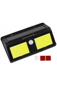 KUZGUN TİCARET Solar Güneş Enerjili Sensörlü 96 Cob Led Aplik Duvar Tipi Led Lamba ( Lisinya ) - 1