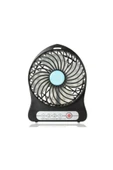 KUZGUN TİCARET Şarjlı Taşınabilir Mini Fan - Vantilatör - 1